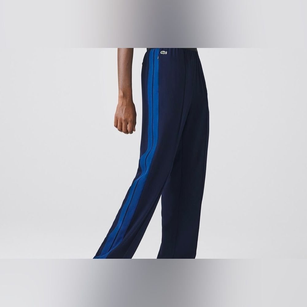 Lacoste Sport Men’s Navy Blue Logo Piqué Athletic Jogger Sweatpants